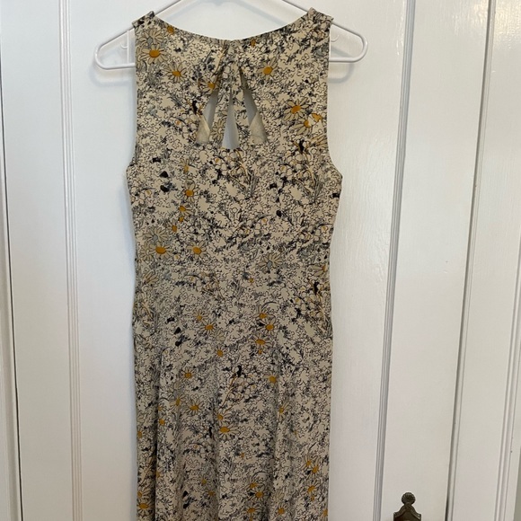 Silk Sun Dress with Cutout Details from Anthropology - Picture 3 of 5